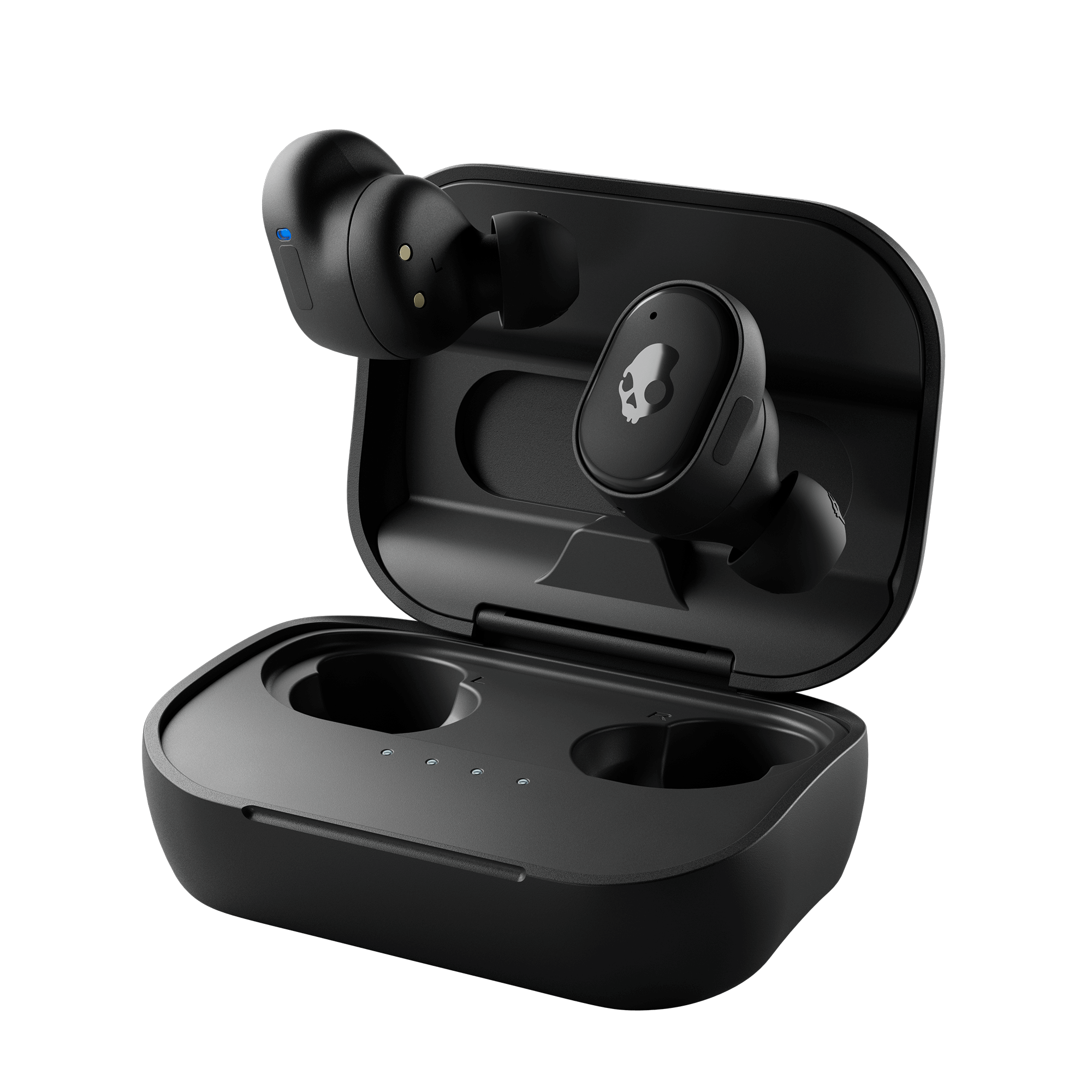 Wireless ear buds top view